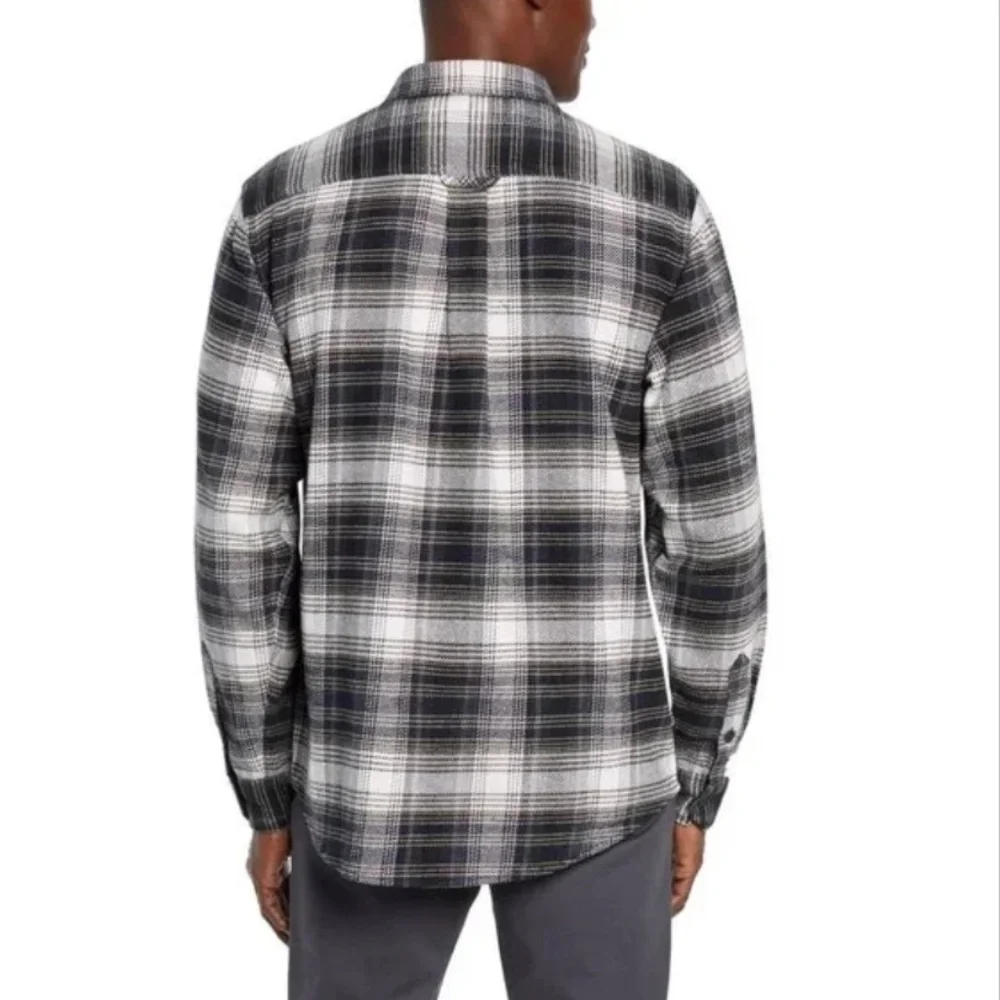 SALE 🎈Orvis Men’s Heavyweight Soft 100% Cotton Flannel Shirt Side Pockets - Picture 4 of 8